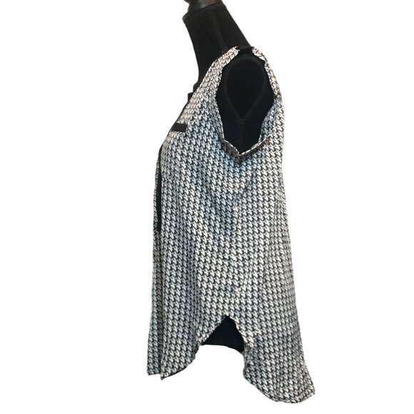 Antilia Femme Women's Short Sleeve Pullover Blouse in Black/White - Size Large * - Picture 2 of 5